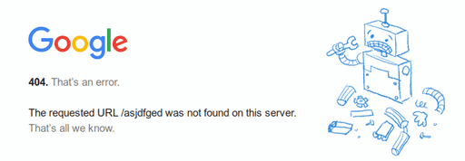 404 not found